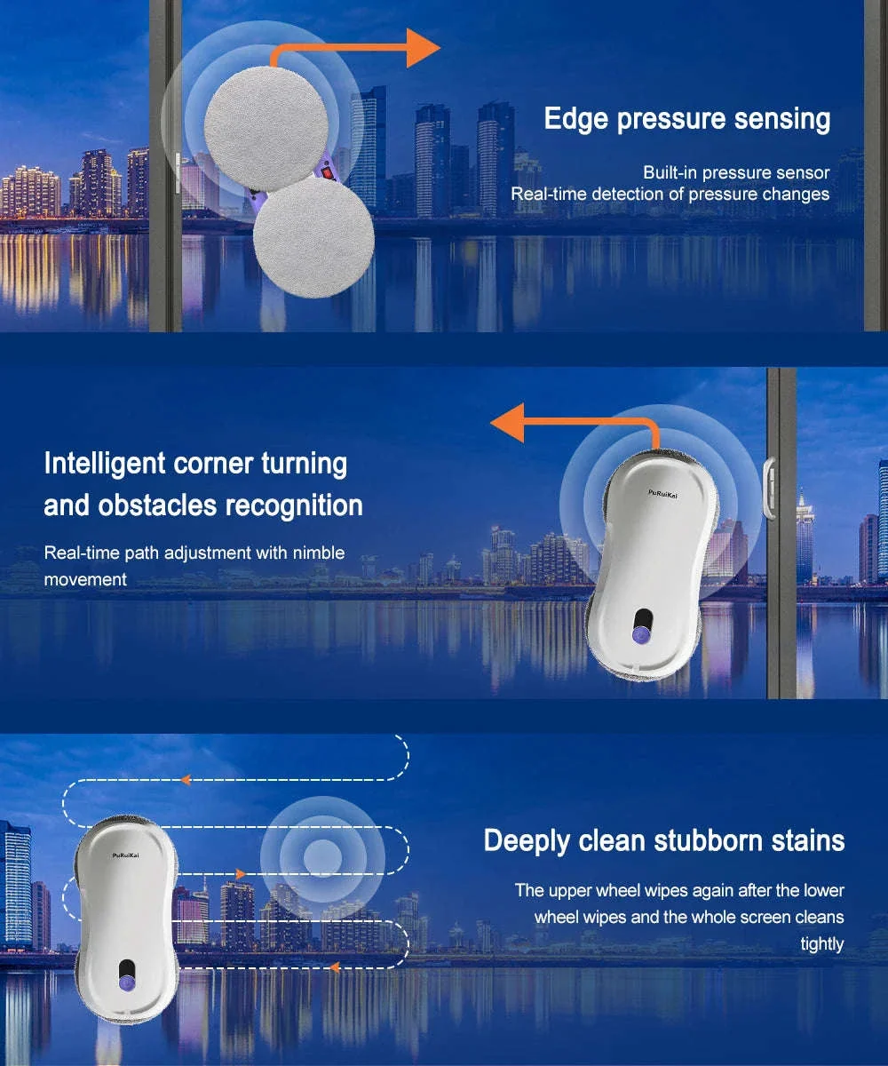 Window Cleaning Robot with Dual Nozzles for Easy Glass Care - Image 18