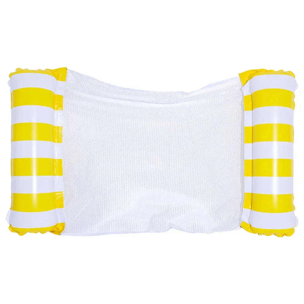 PVC Inflatable Floating Row Water Hammock Lounger - Image 16