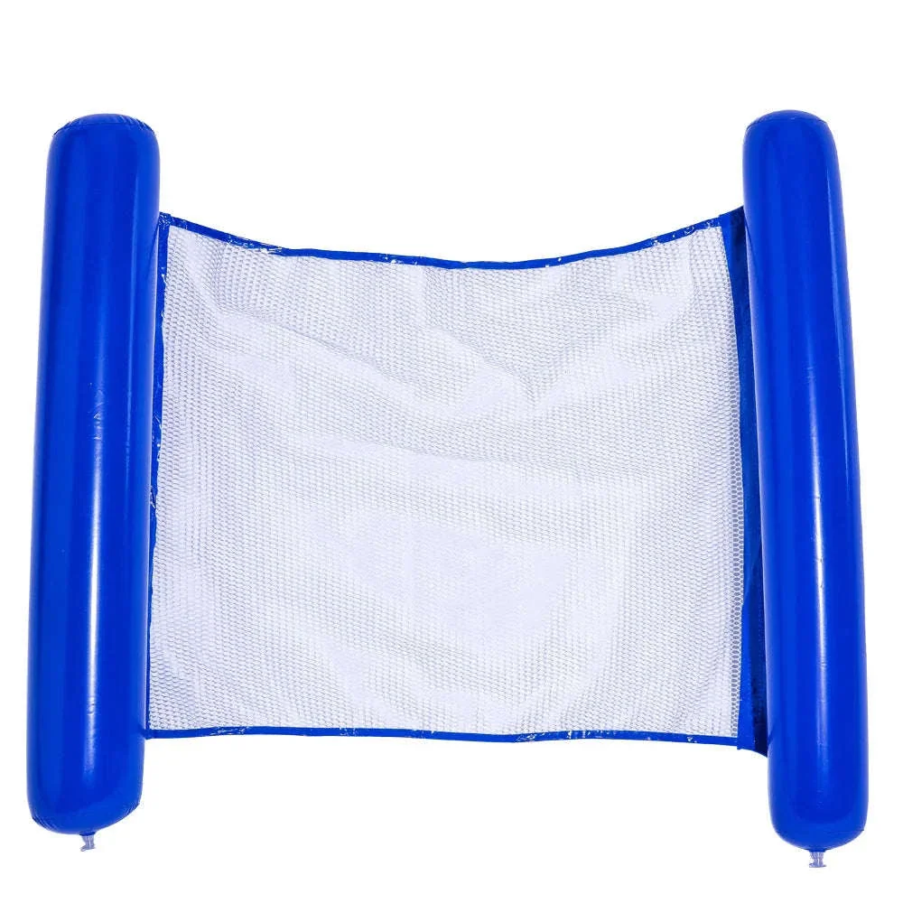 PVC Inflatable Floating Row Water Hammock Lounger - Image 17