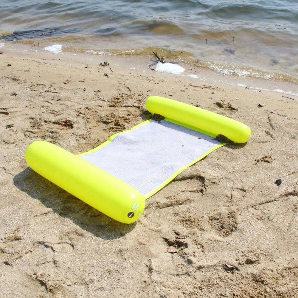 PVC Inflatable Floating Row Water Hammock Lounger - Image 26