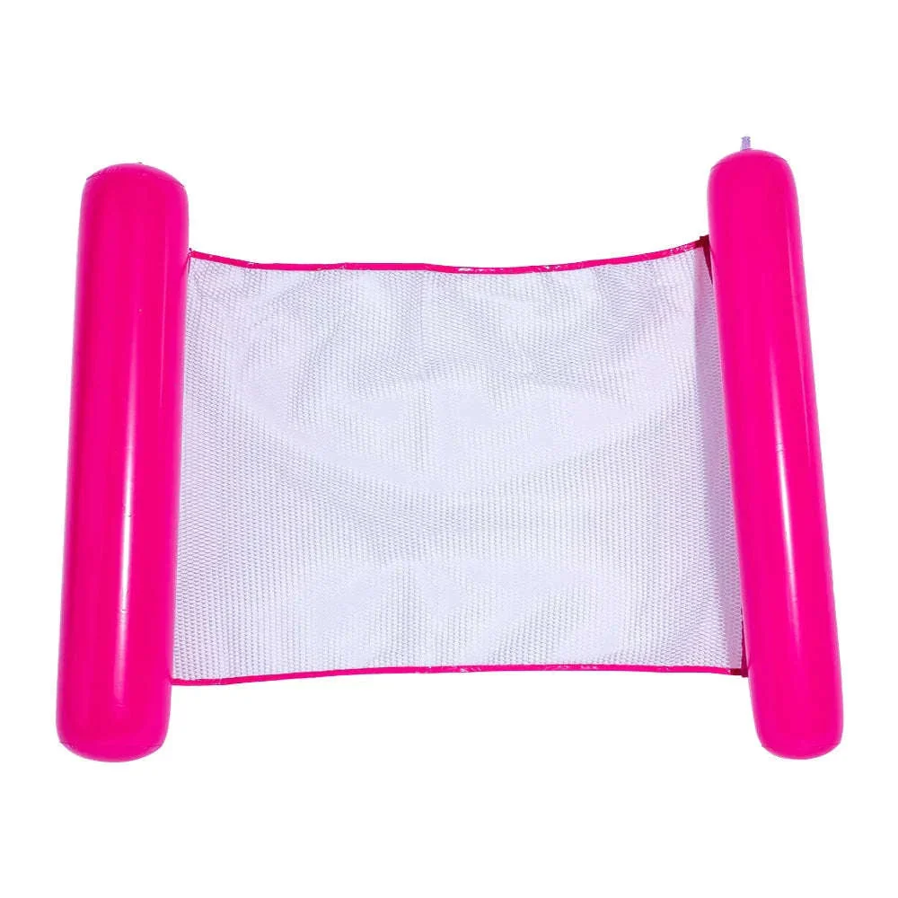 PVC Inflatable Floating Row Water Hammock Lounger - Image 9