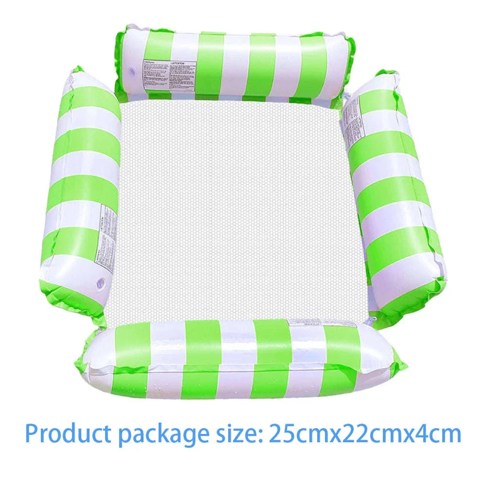 Inflatable Pool Float Lounger Chair with Arm and Backrest - Image 11