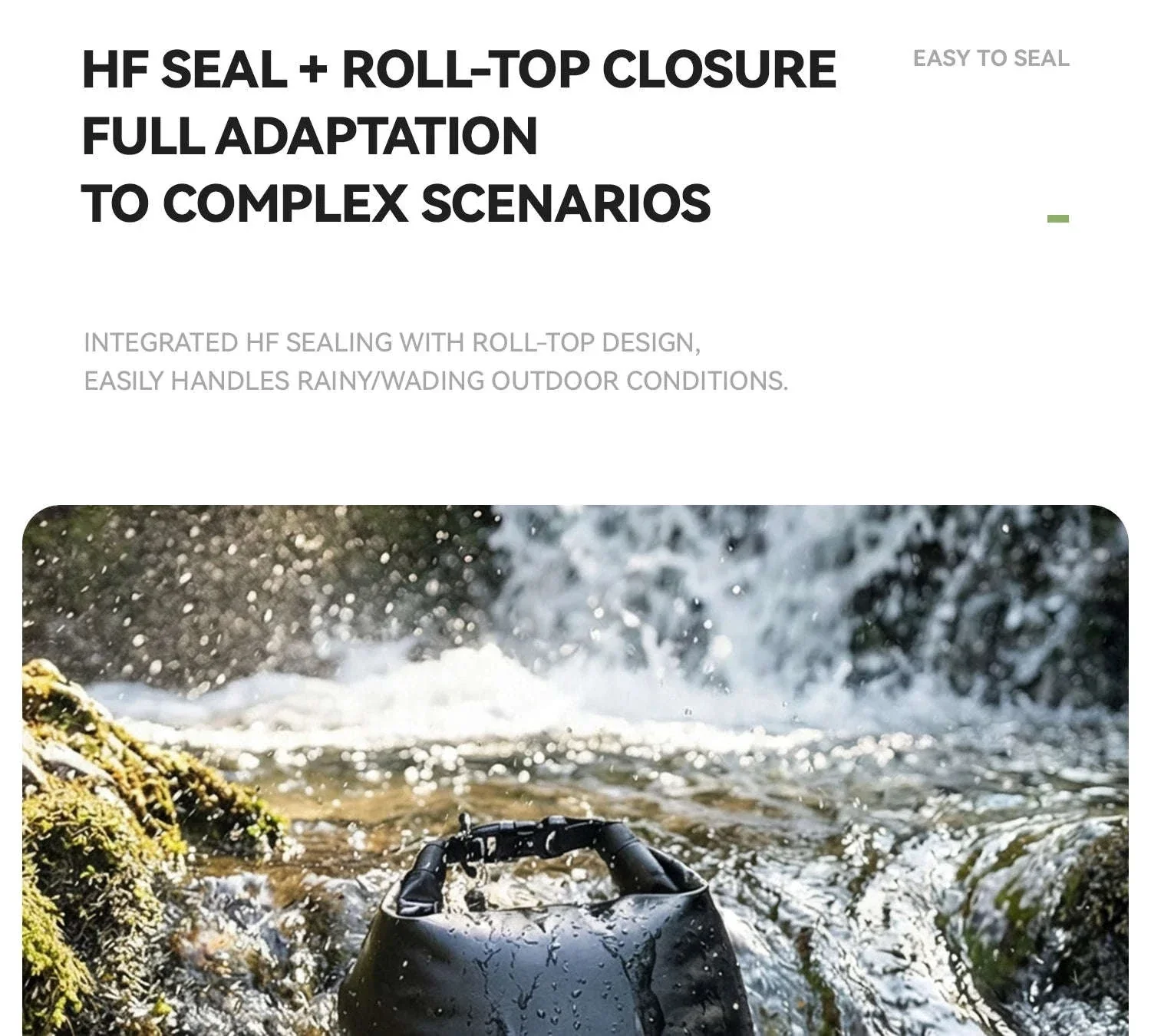 6L Waterproof Bikepacking Fork Bag with Magnetic Mount - Image 14