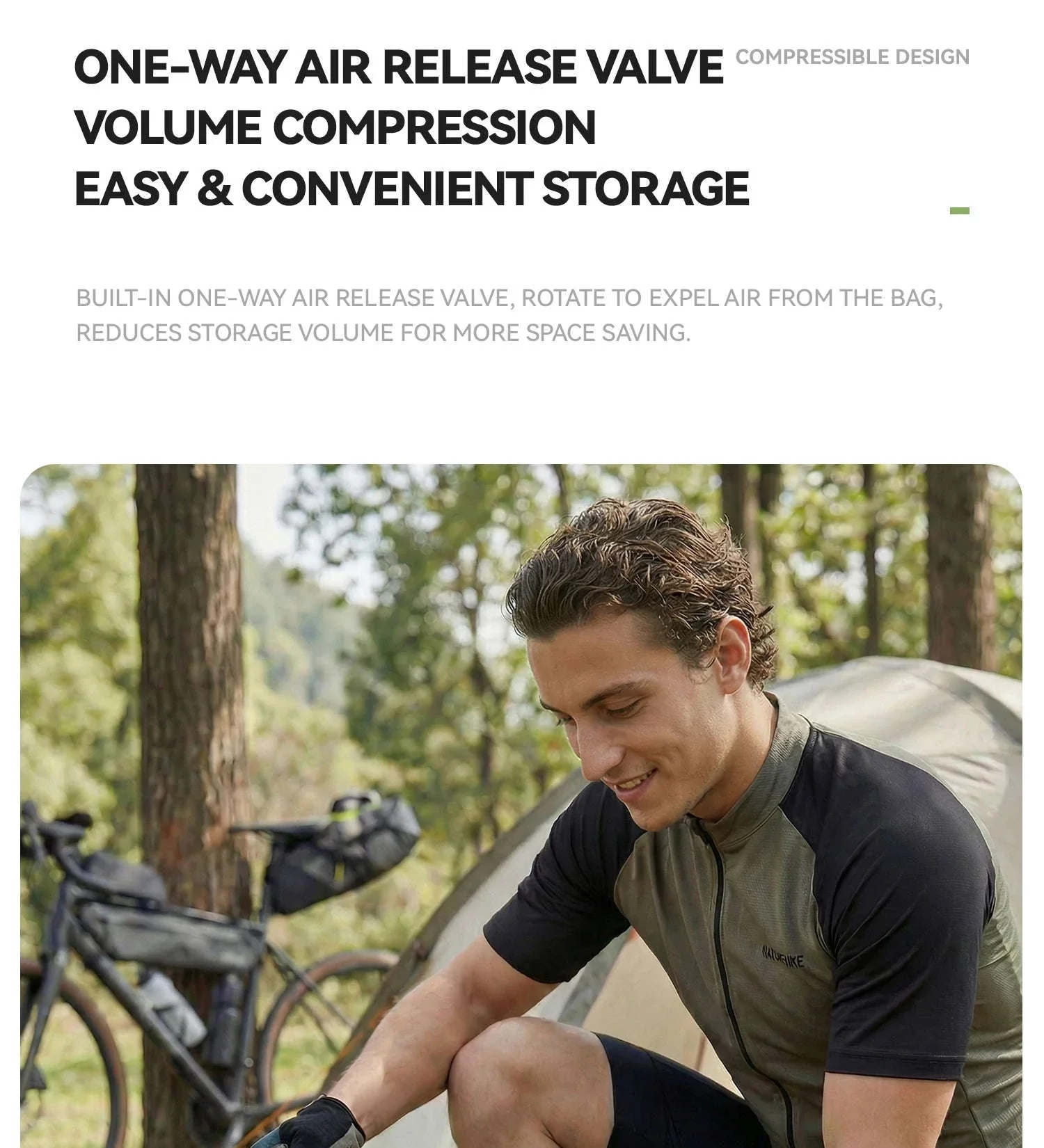 6L Waterproof Bikepacking Fork Bag with Magnetic Mount - Image 18
