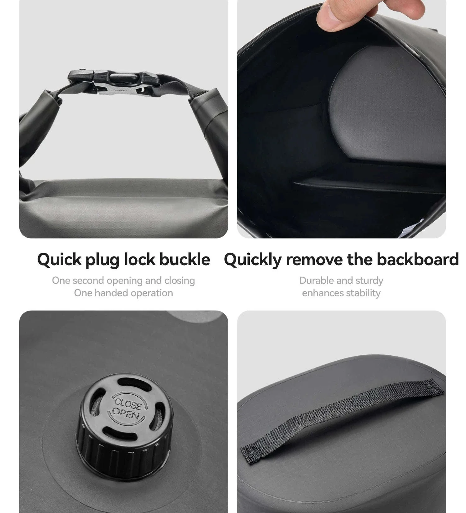 6L Waterproof Bikepacking Fork Bag with Magnetic Mount - Image 25