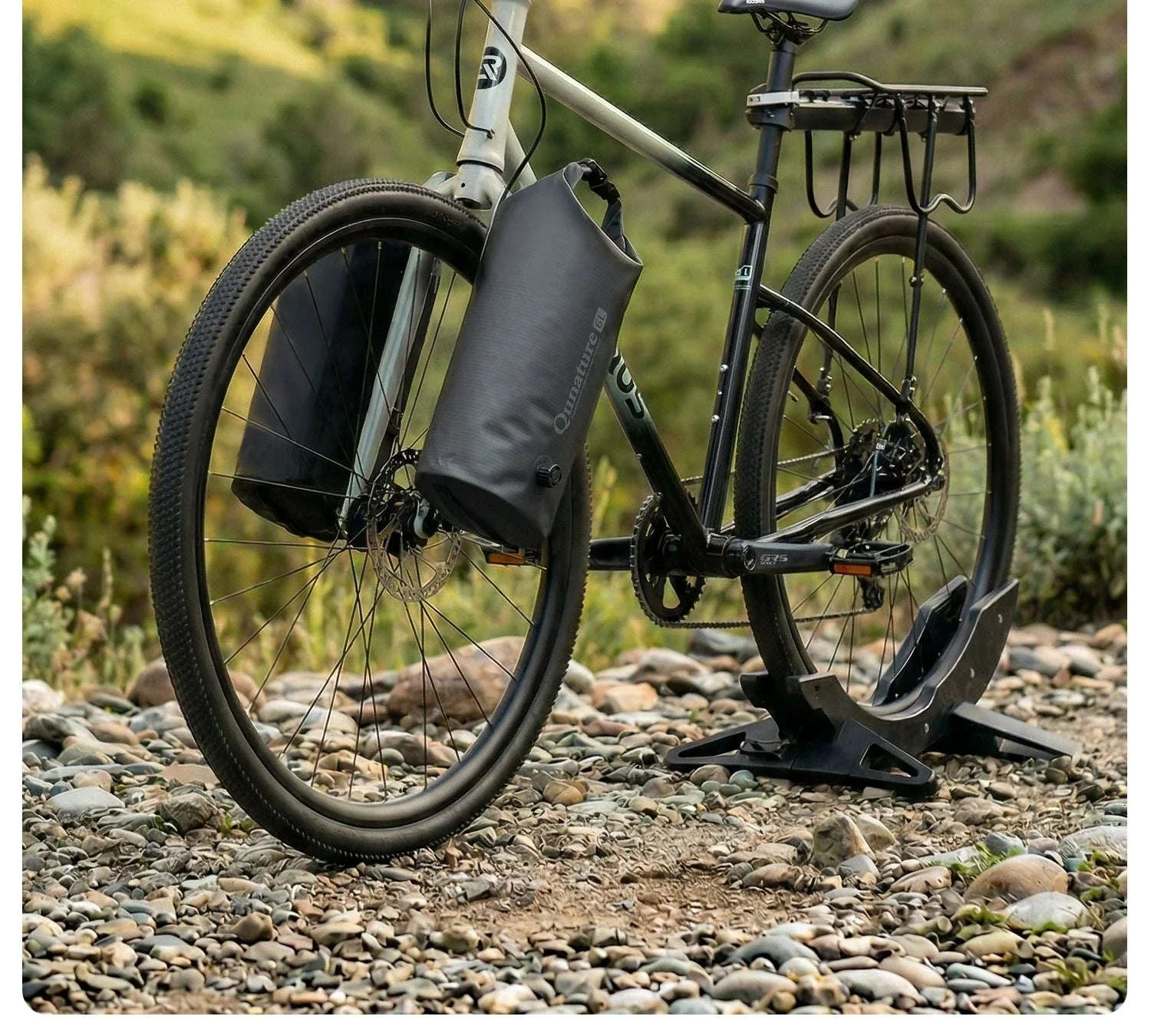 6L Waterproof Bikepacking Fork Bag with Magnetic Mount - Image 27