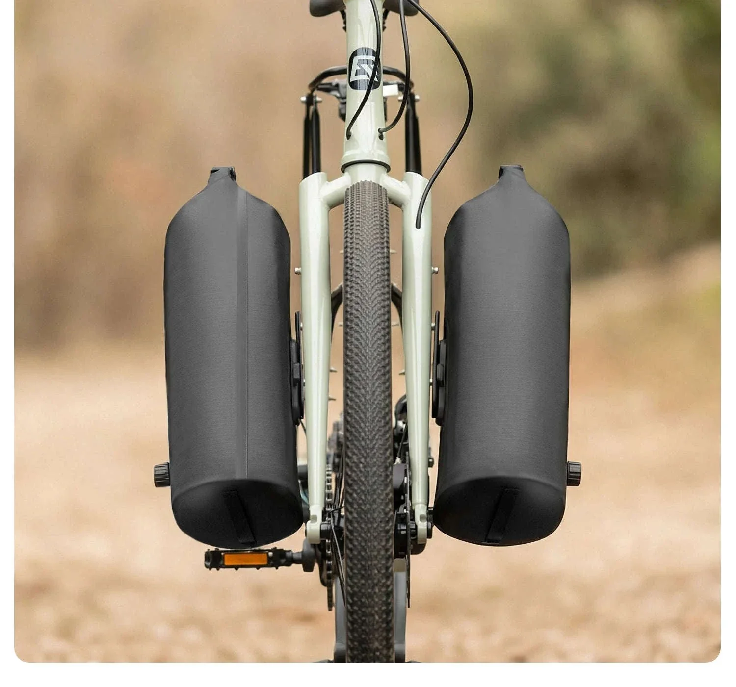6L Waterproof Bikepacking Fork Bag with Magnetic Mount - Image 32