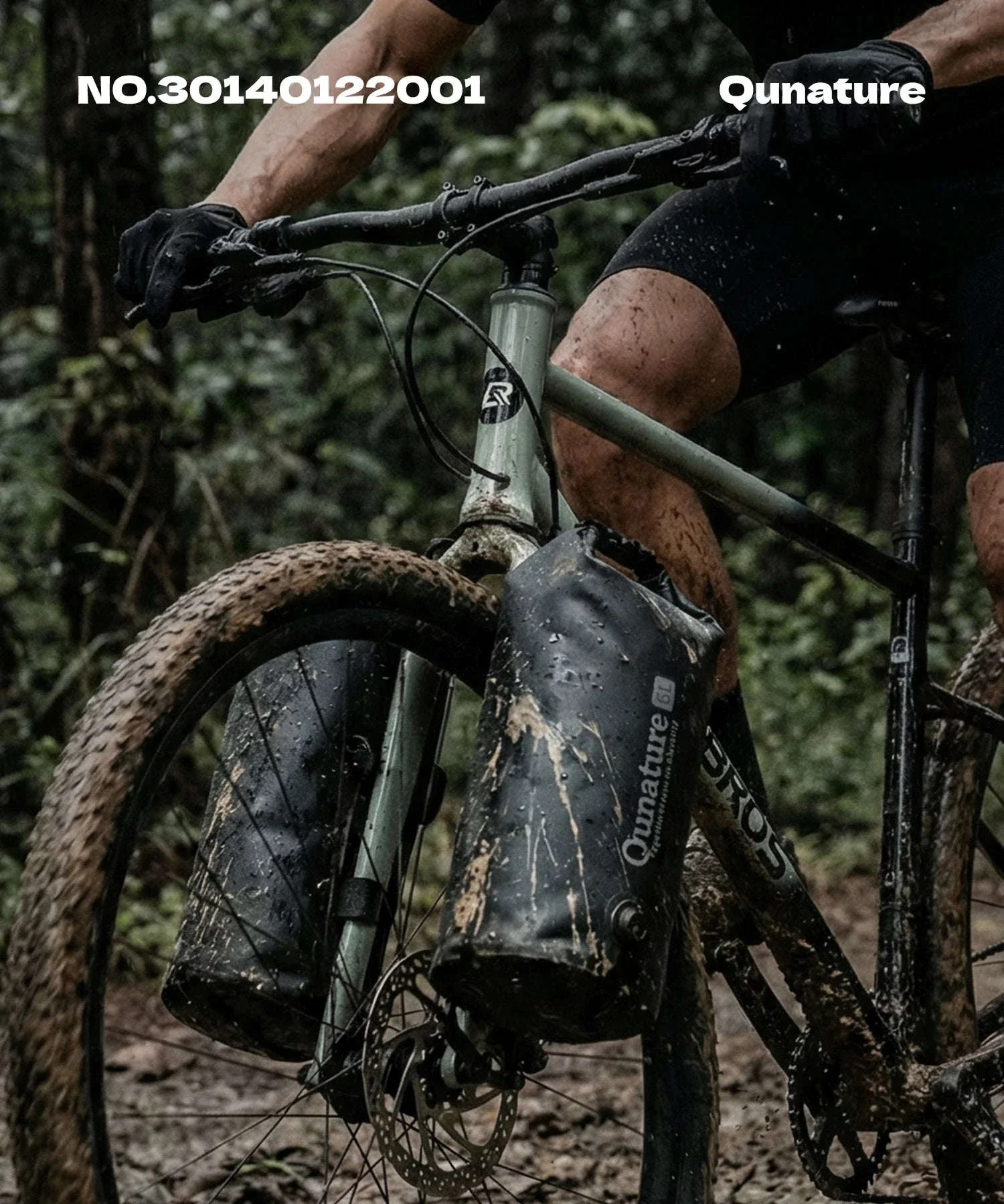 6L Waterproof Bikepacking Fork Bag with Magnetic Mount - Image 7