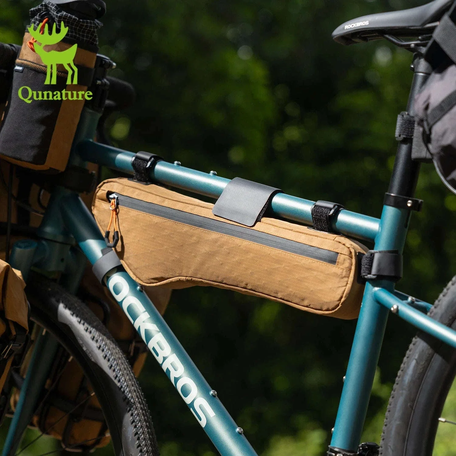 Waterproof Bike Frame Bag Large Capacity Cycling Storage Pack