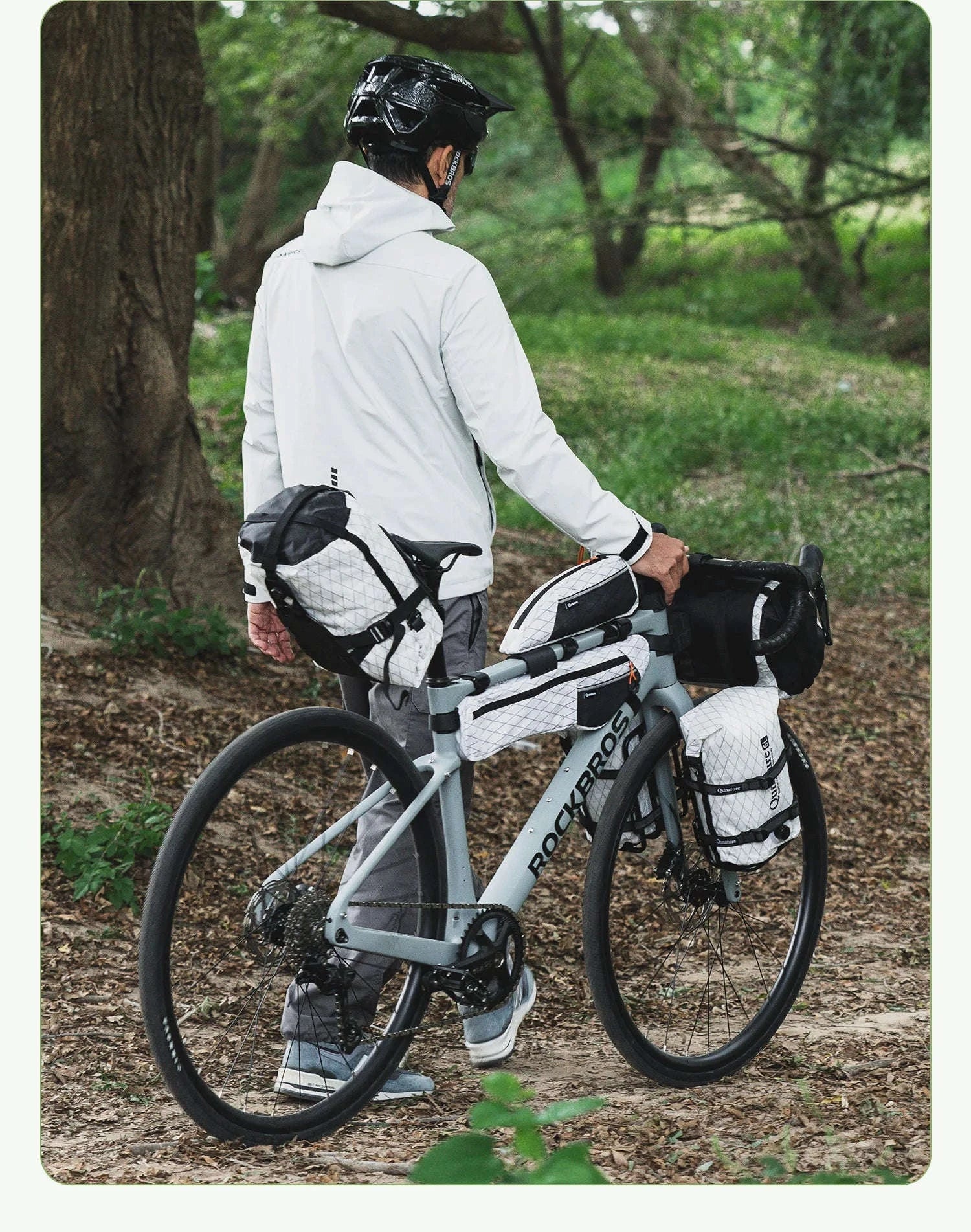 Waterproof Bikepacking Saddle Bag 6L/12L Rack Storage for Cycling - Image 17
