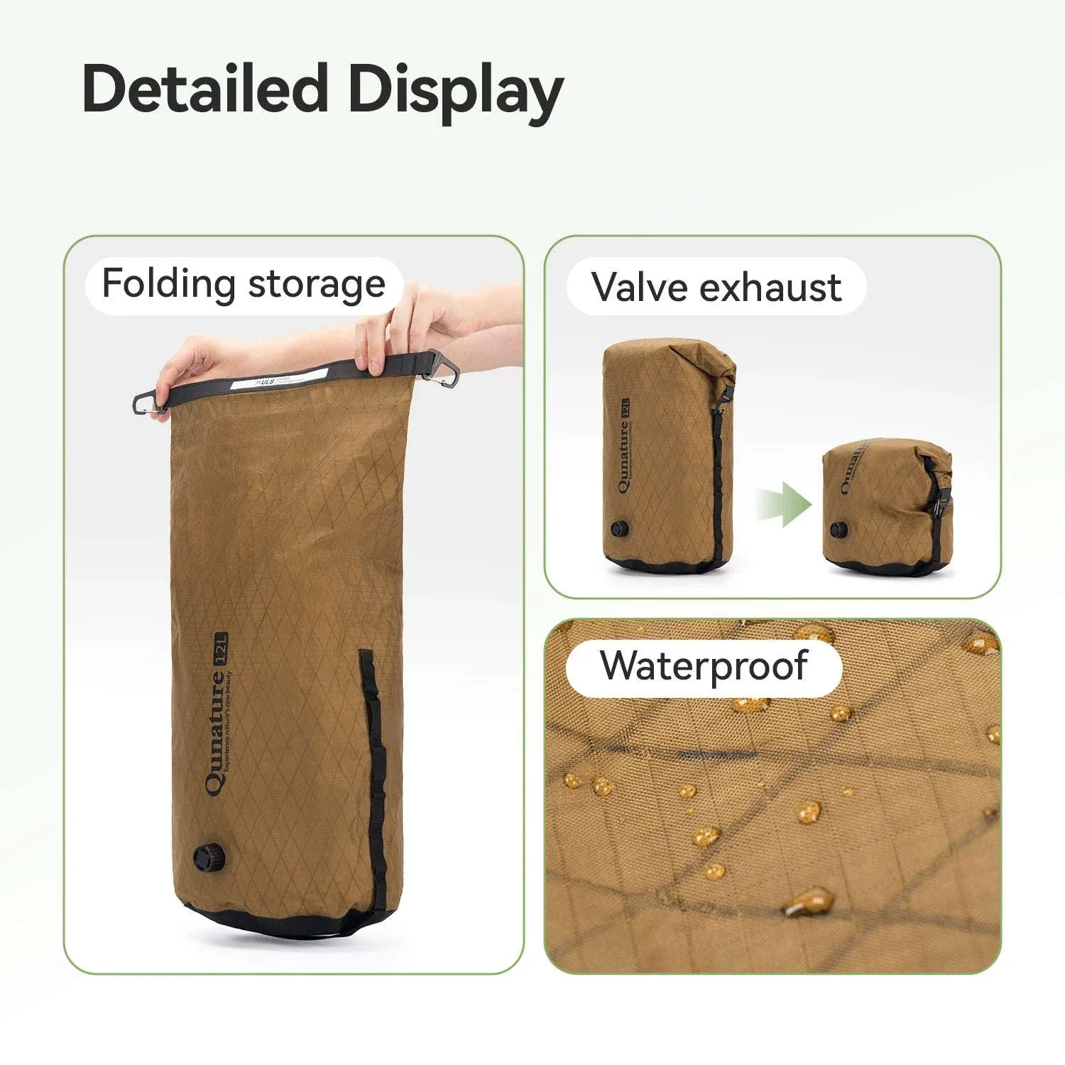 Waterproof Bikepacking Saddle Bag 6L/12L Rack Storage for Cycling - Image 5