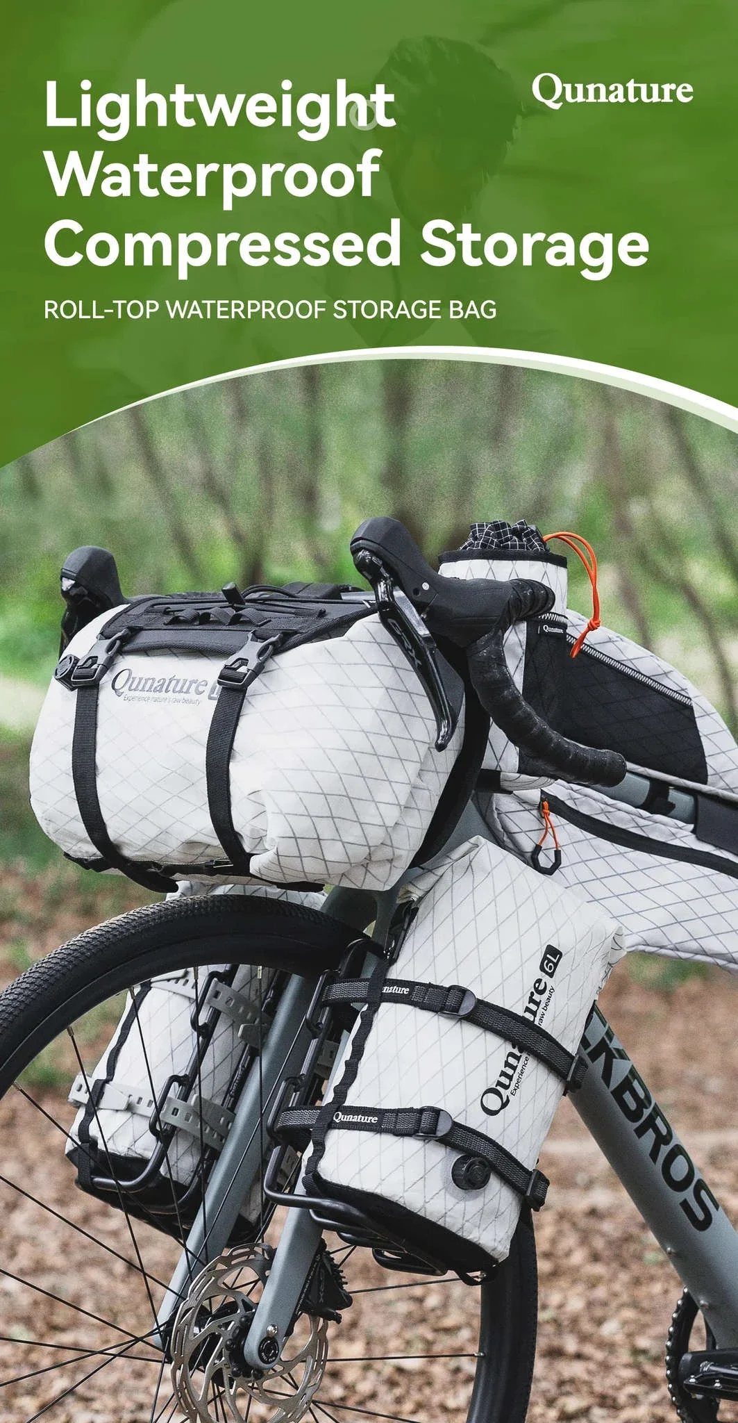Waterproof Bikepacking Saddle Bag 6L/12L Rack Storage for Cycling - Image 8