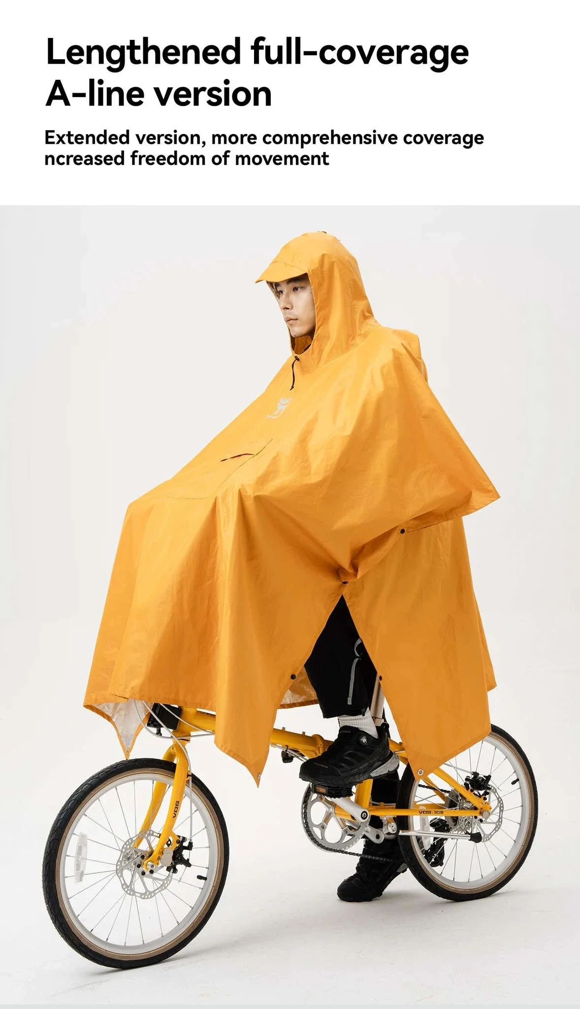 Women’s Waterproof Raincoat 3-in-1 Long Lightweight Hiking Jacket - Image 11