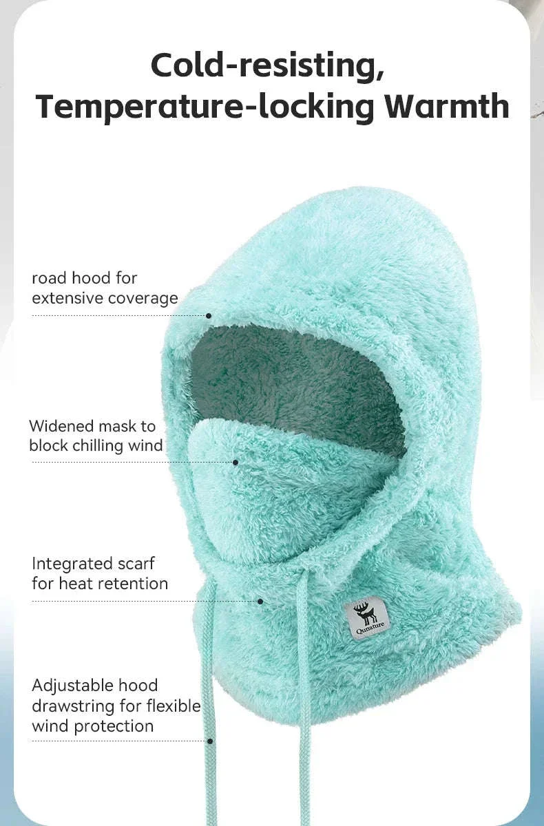 Winter Ski Mask Balaclava Full Face Fleece Hood Neck Warmer - Image 14