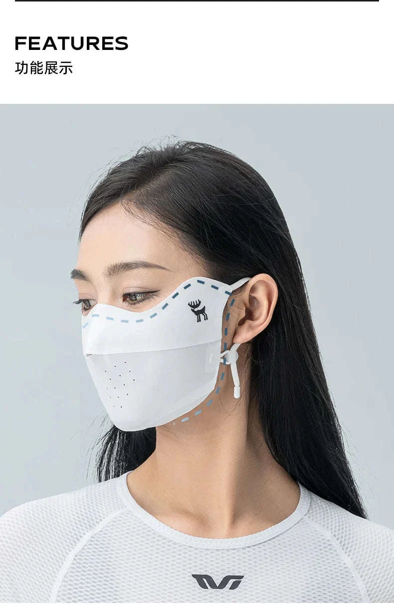 Ice Silk UV Protection Face Mask for Summer Outdoor Sport - Image 12