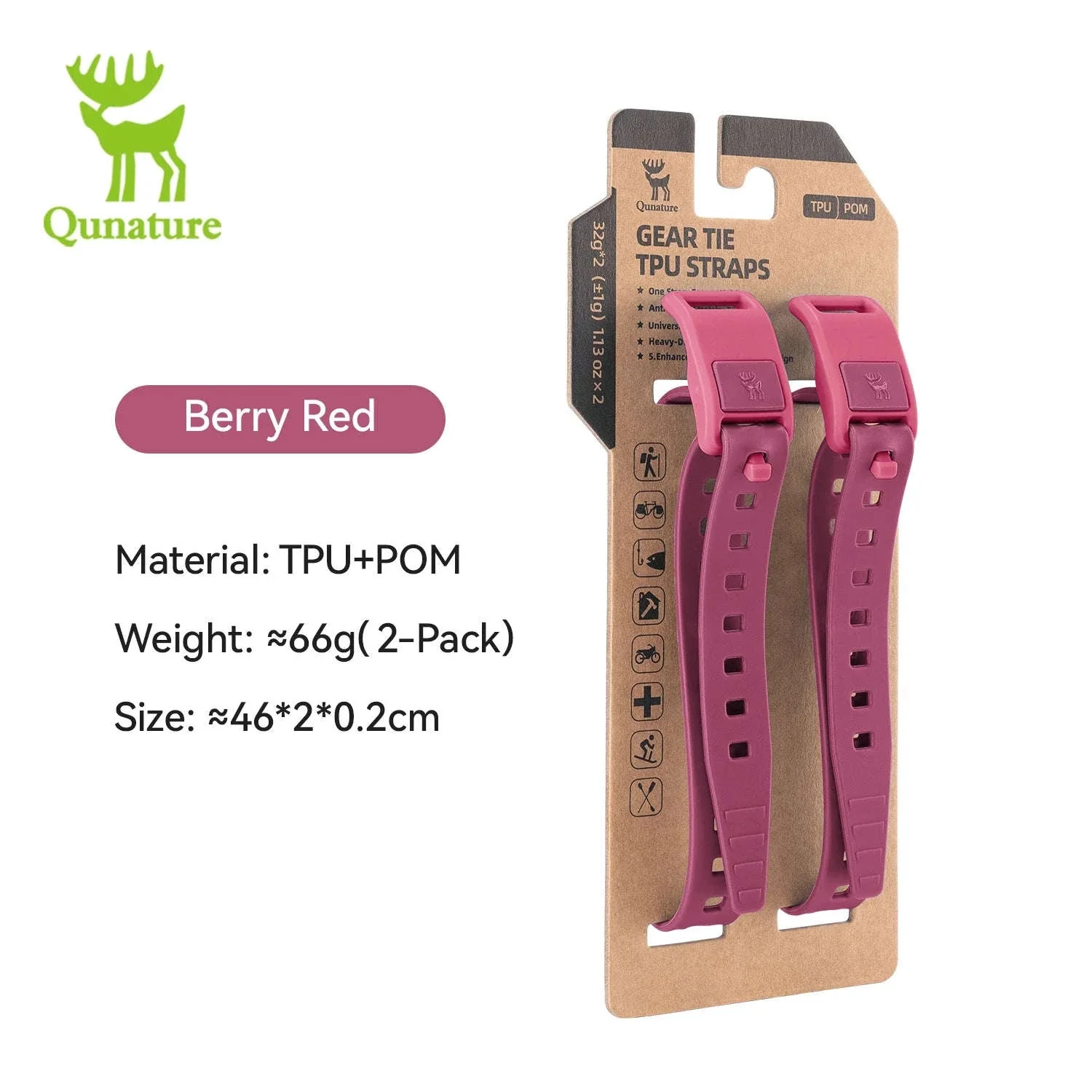 TPU Elastic Outdoor Binding Strap, 460mm Wrap-Around Hold - Image 27