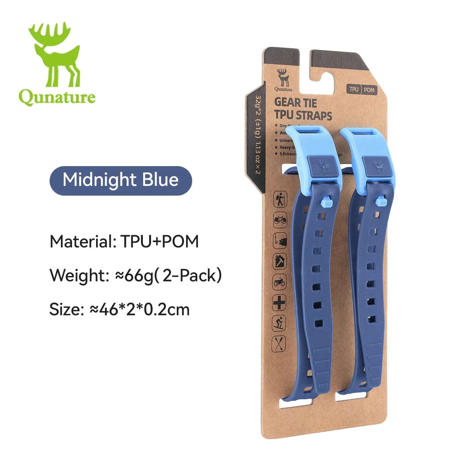 TPU Elastic Outdoor Binding Strap, 460mm Wrap-Around Hold - Image 29