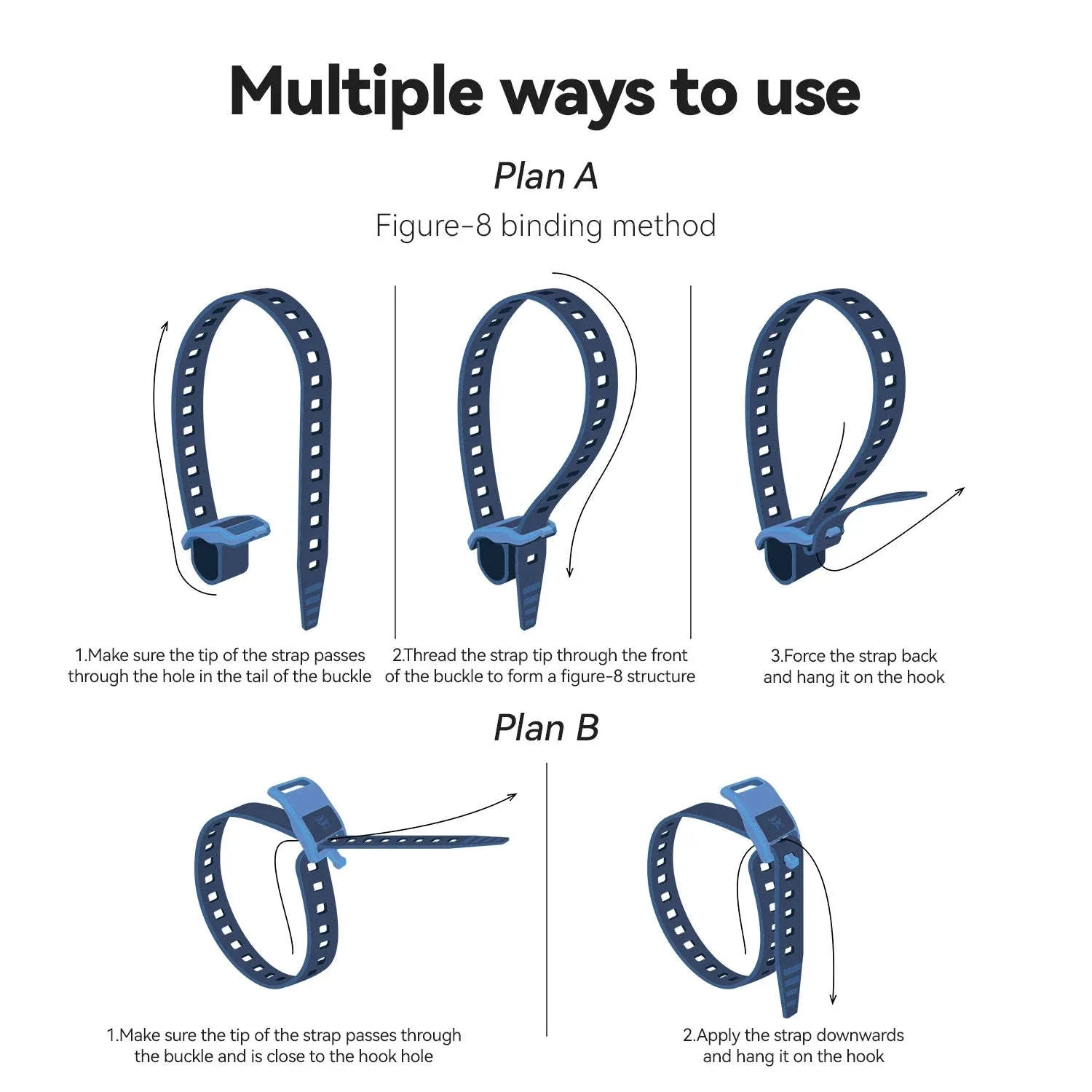 TPU Elastic Outdoor Binding Strap, 460mm Wrap-Around Hold - Image 5