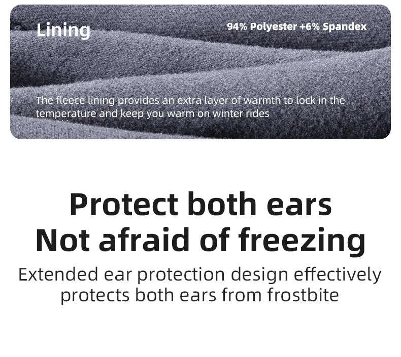 Warm Winter Earflap Hat Windproof Fleece Outdoor Ski Cap - Image 12
