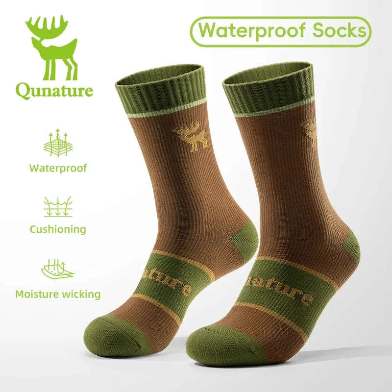 Waterproof Knee-High Hiking Socks for Outdoor, Snow, and Cycling