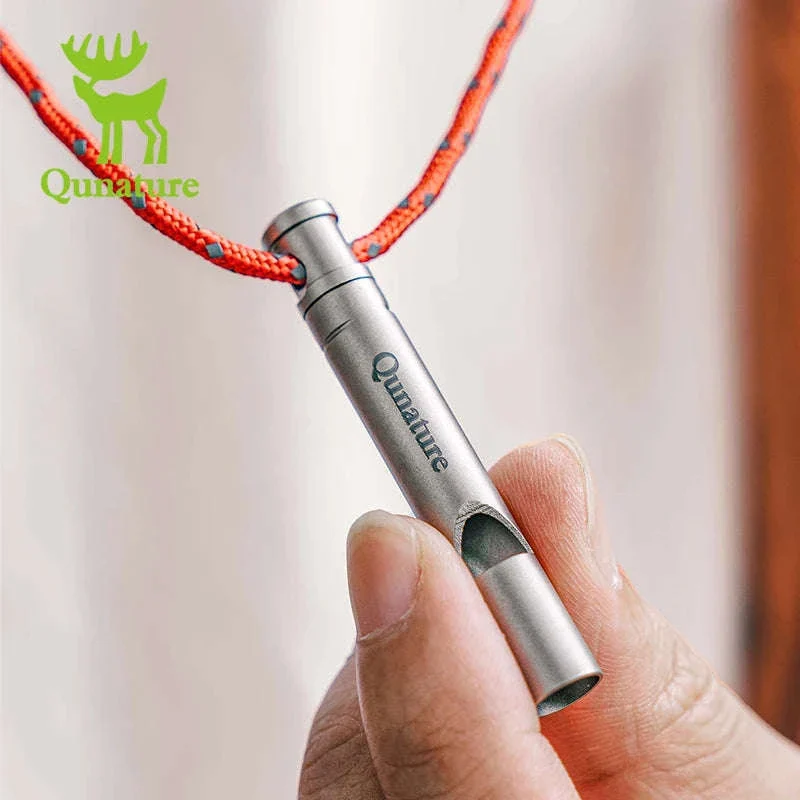 Emergency Aluminum Safety Whistle for Hiking, Camping & Outdoor Use
