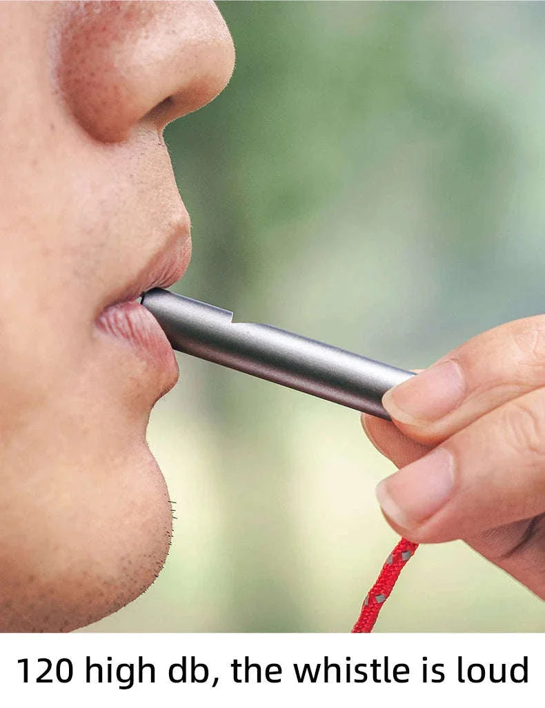 Emergency Aluminum Safety Whistle for Hiking, Camping & Outdoor Use - Image 12