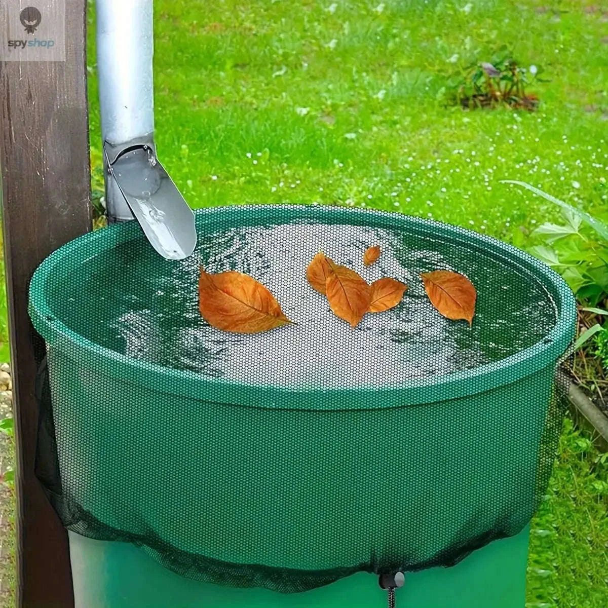 Rain Barrel Cover Mesh with Drawstring Protection - Image 6
