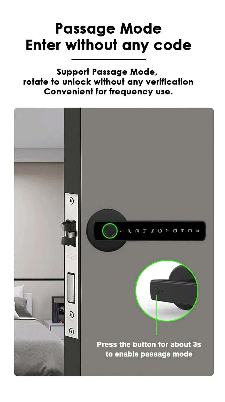 RAYKUBE M5 Tuya BLE Smart Fingerprint Door Lock - Image 10