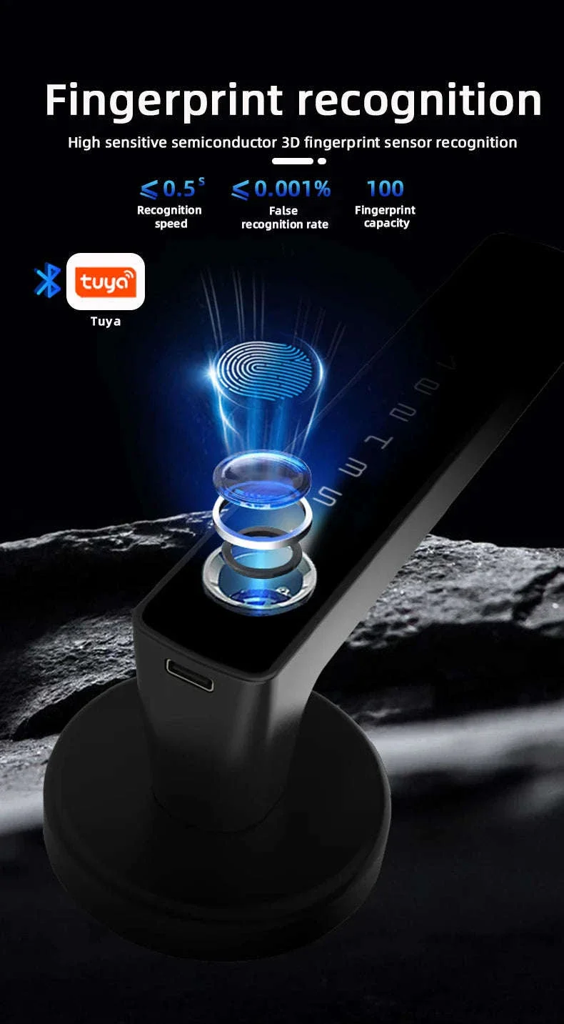 RAYKUBE M5 Tuya BLE Smart Fingerprint Door Lock - Image 17