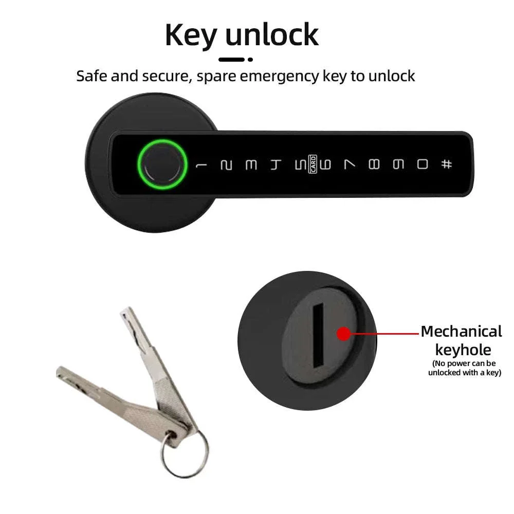 RAYKUBE M5 Tuya BLE Smart Fingerprint Door Lock - Image 20