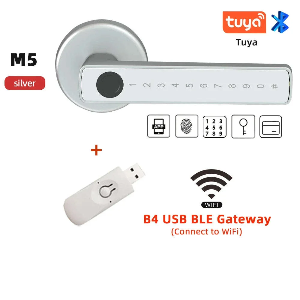 RAYKUBE M5 Tuya BLE Smart Fingerprint Door Lock - Image 27