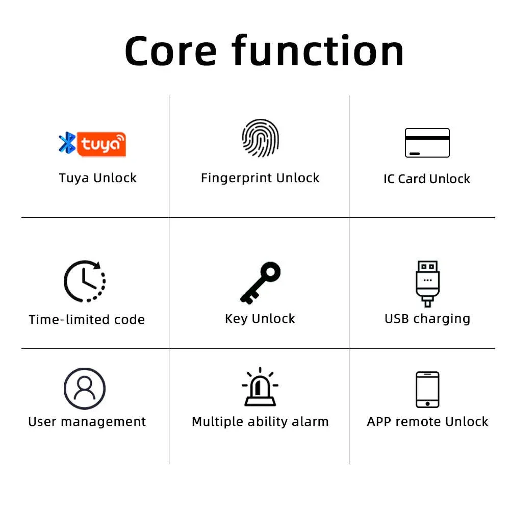 RAYKUBE M5 Tuya BLE Smart Fingerprint Door Lock - Image 3