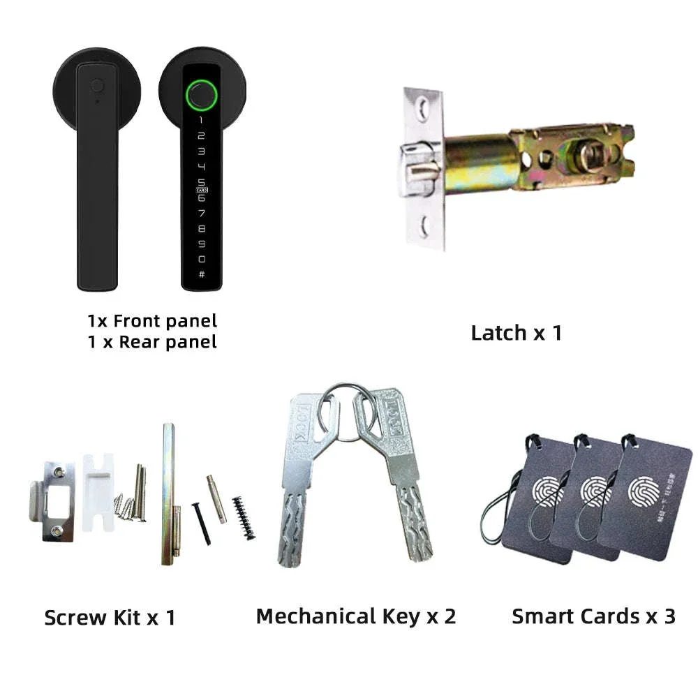 RAYKUBE M5 Tuya BLE Smart Fingerprint Door Lock - Image 6