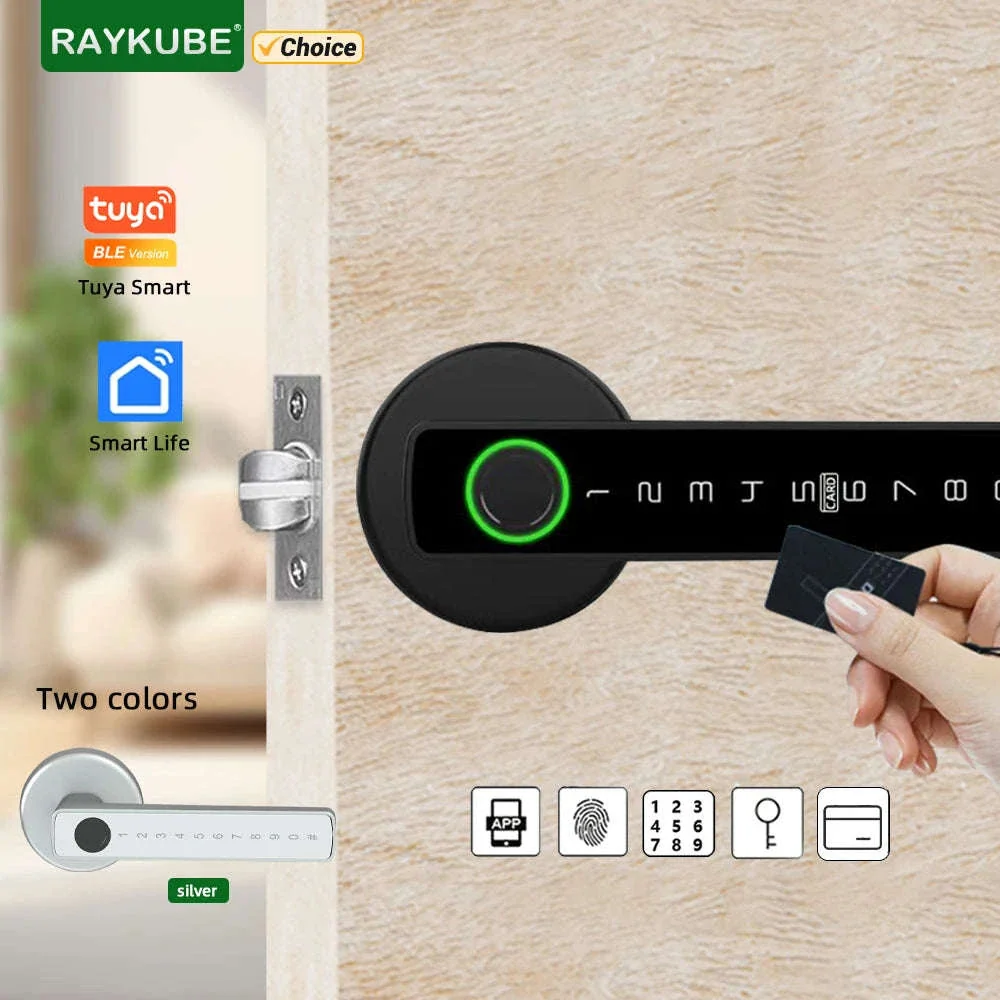 RAYKUBE M5 Tuya BLE Smart Fingerprint Door Lock - Image 9