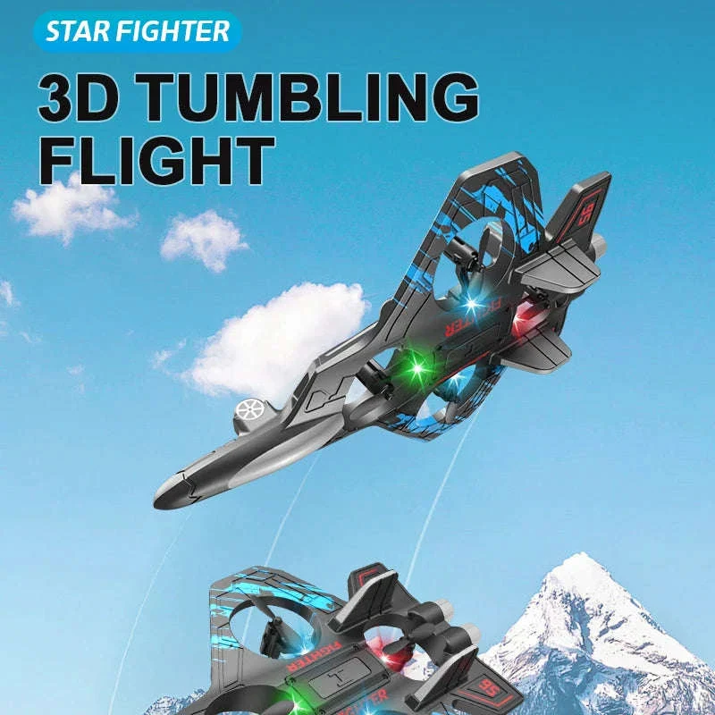 Remote Control Foam Jet Plane with LEDs and 4-Channel Control - Image 11