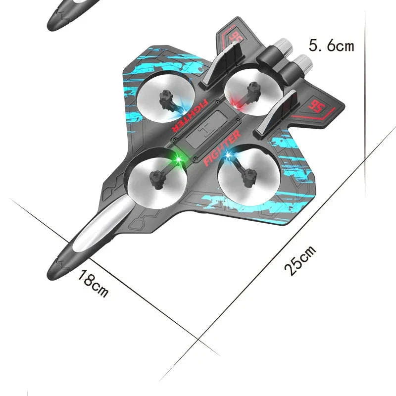 Remote Control Foam Jet Plane with LEDs and 4-Channel Control - Image 26