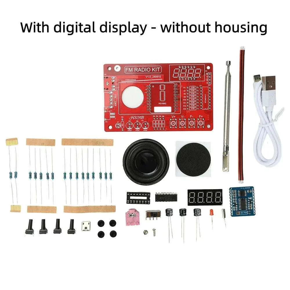 RDA5807 FM Radio DIY Soldering Kit for Hands-On Learning - Image 13