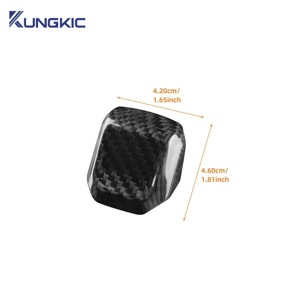 Real Hard Carbon Fiber Gear Shift Knob Trim for Seat/Cupra - Image 5