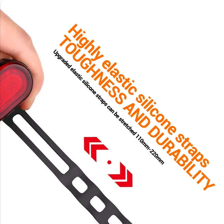 Rechargeable Bike Light Set Front & Rear LED Lights USB-C - Image 13