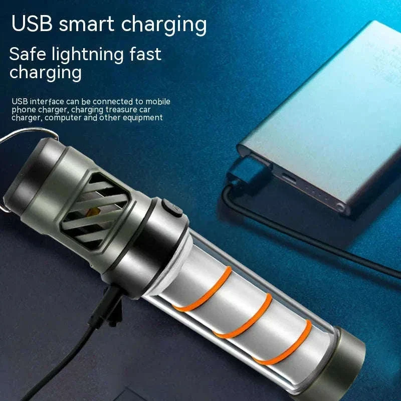 Rechargeable Camping Lamp with Mosquito Repellent & Tripod Stand - Image 5