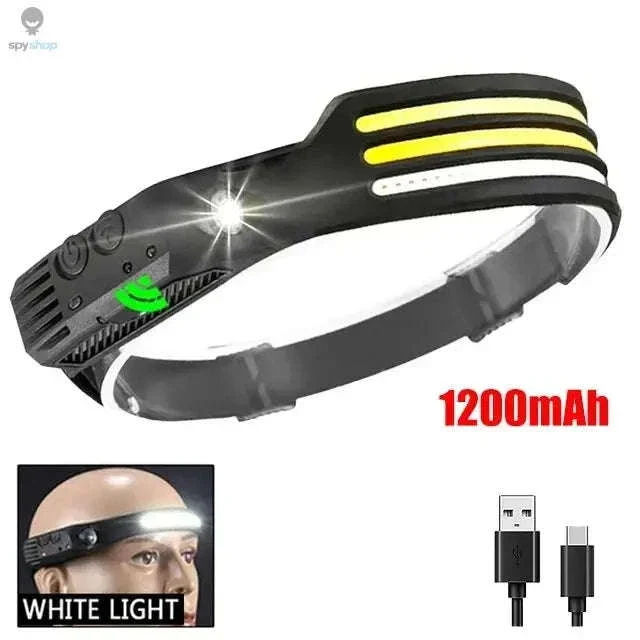 Rechargeable COB LED Headlamp with Motion Sensor - Image 11
