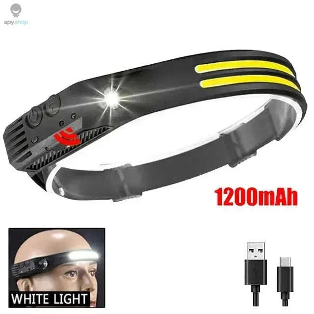 Rechargeable COB LED Headlamp with Motion Sensor - Image 12