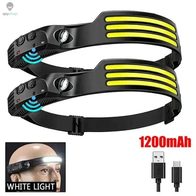 Rechargeable COB LED Headlamp with Motion Sensor - Image 13