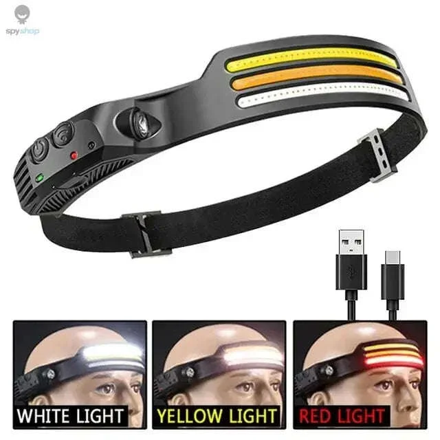Rechargeable COB LED Headlamp with Motion Sensor - Image 15