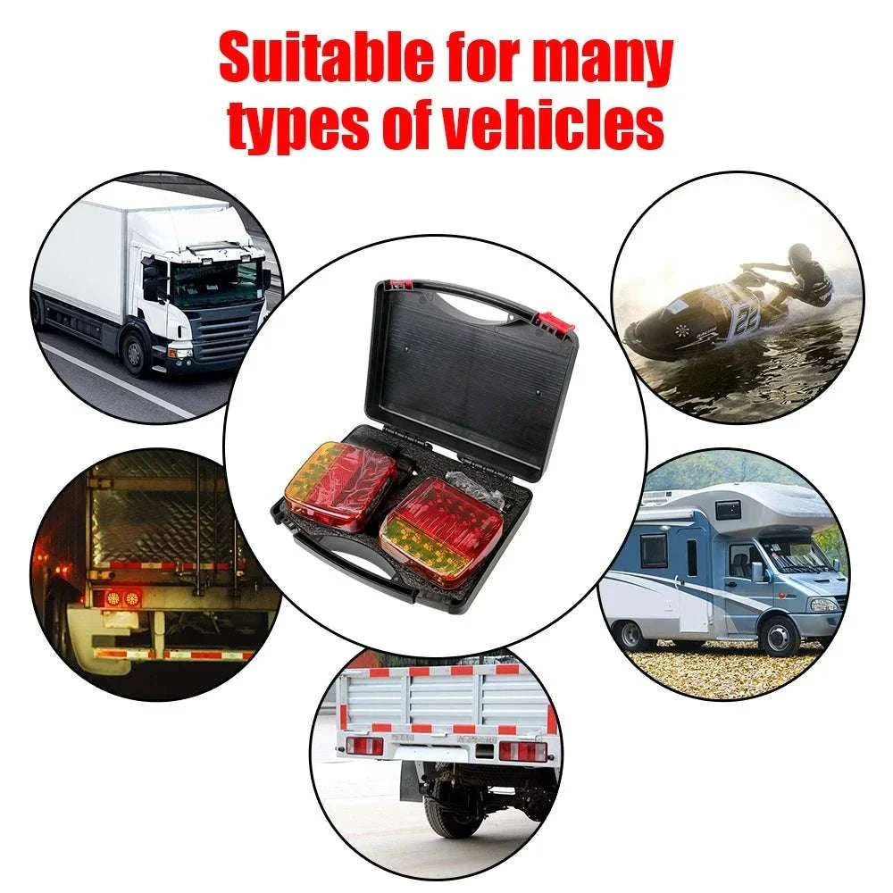 Rechargeable LED Truck Taillights for Safer Night Driving - Image 4