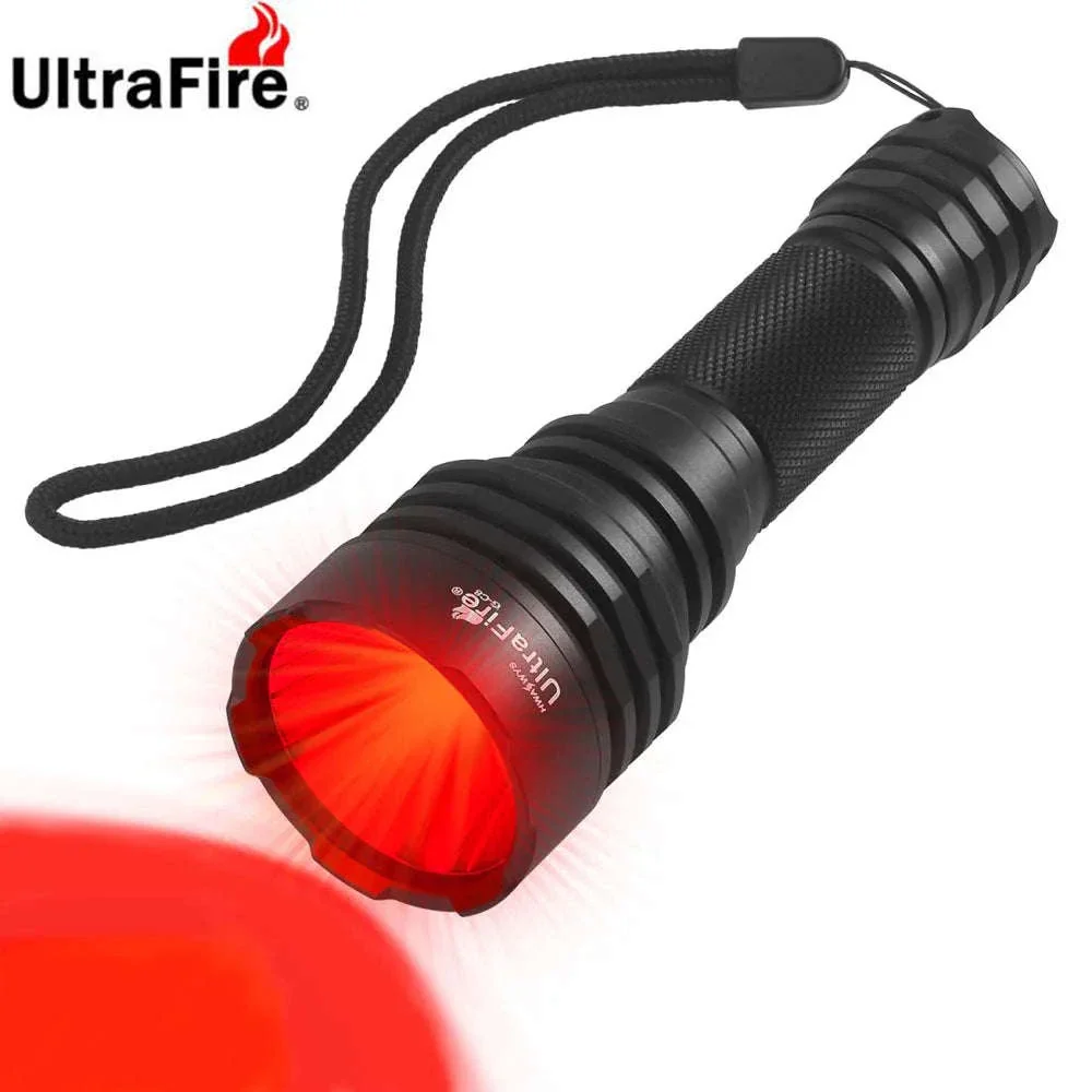 Red Light Tactical Flashlight for Hunting, Night Vision & Astronomy - Image 10