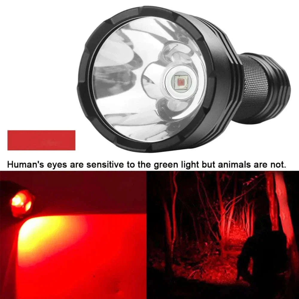 Red Light Tactical Flashlight for Hunting, Night Vision & Astronomy - Image 11