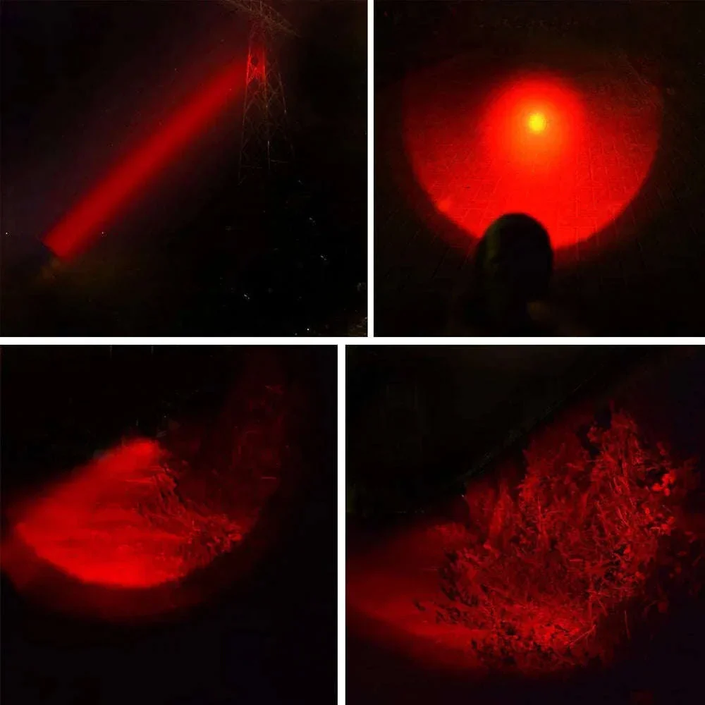 Red Light Tactical Flashlight for Hunting, Night Vision & Astronomy - Image 6