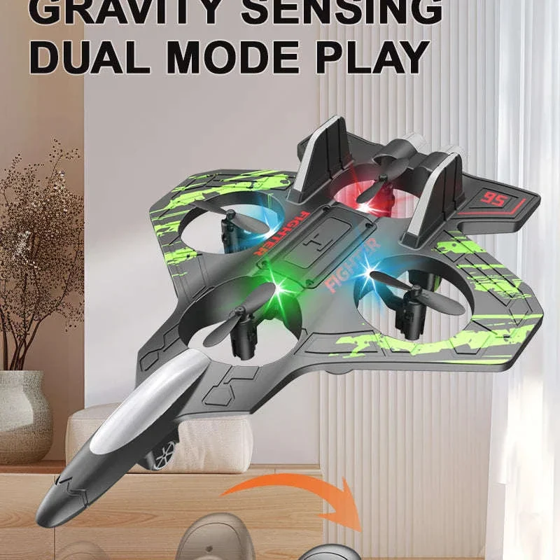 2.4G Remote Control Fighter Foam Glider with LED Lights - Image 22