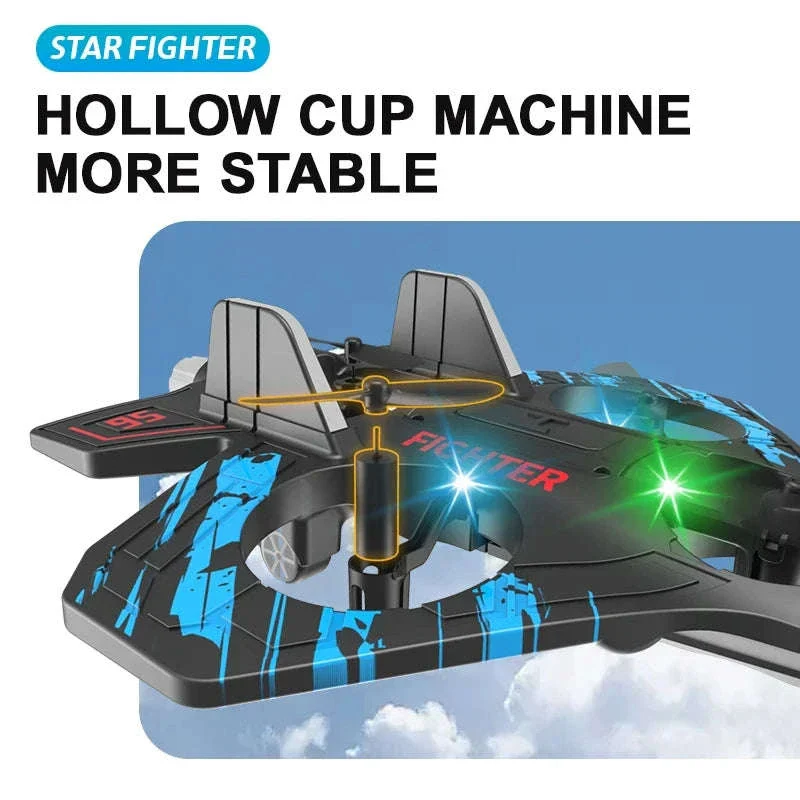2.4G Remote Control Fighter Foam Glider with LED Lights - Image 3